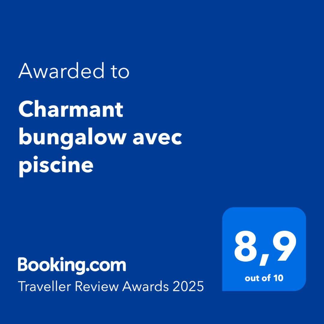 Charmant Bungalow Avec Piscine Saint-Joseph Экстерьер фото